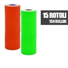 15X ROTOLI ETICHETTATRICE FLUO
