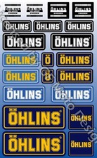 OHLINS Shock Stickers Moto Set