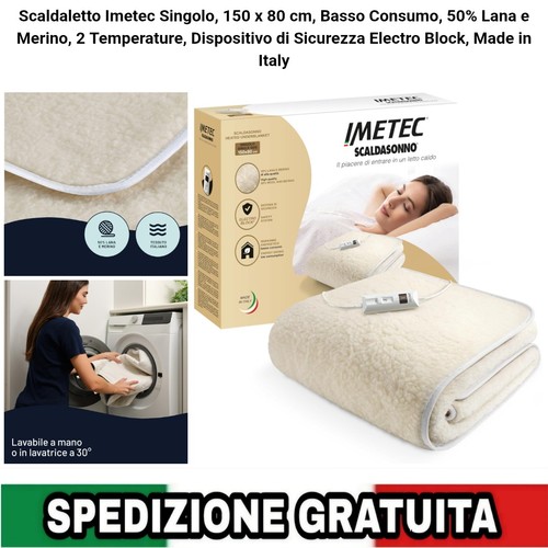 Scaldasonno singolo 150x80cm - scaldasonno,