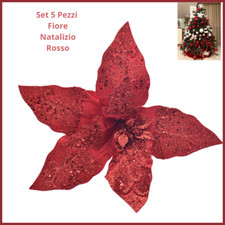 Decorazioni rosse fiore di