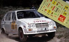 DECAL CALCA 1/43 CITROEN VISA