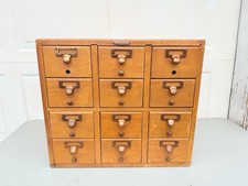 Libreria vintage 12 cassetti