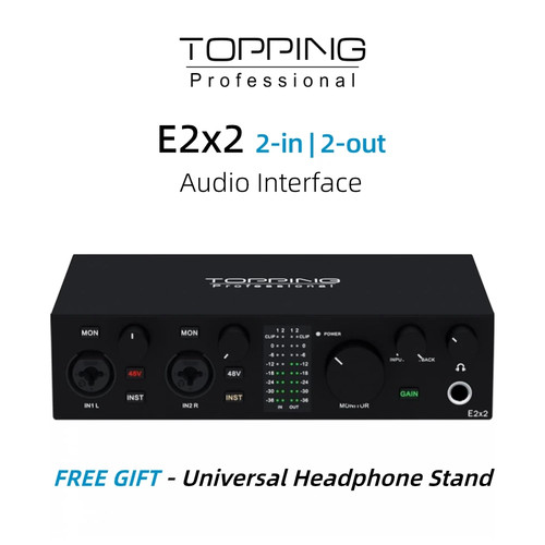 Topping e2x2 interfaccia audio - interfaccia,