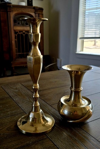 Portacandele vaso vintage in - e,