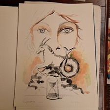 LITOGRAFIA 1985 ANNA CERUTI