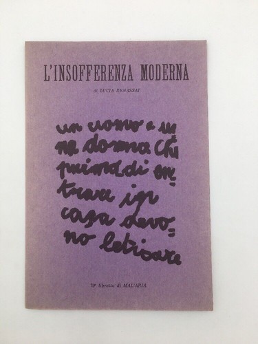 Libretto mal aria 70 - mal'aria,