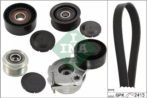 Kit cinghie poly ina - kit, poly-v