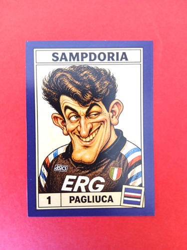 Figurina caricatura calciatori - caricatura,