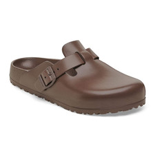 Sandali Birkenstock Boston Essentials EVA marrone arrosto uomo taglia 43 10,5 nuovi con etichette