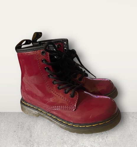 Martens girls 1460 j - girls, red