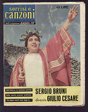 SORRISI 21/1959 SERGIO BRUNI BRUNA LELLI PASCALE PETIT BINDI CATERINA VALENTE