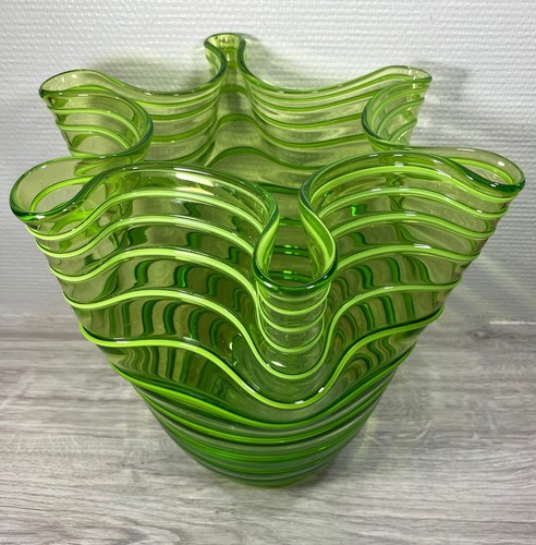 Vase mouchoir verre soufflé - mouchoir,