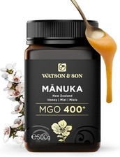 Watson & Son Miele Manuka MGO 400 (500g) - Puro grezzo 100% certificato