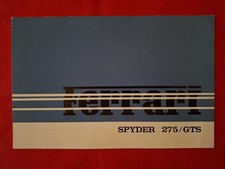 Ferrari 275 Gts Brochure