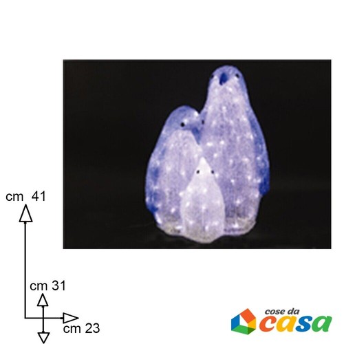 Pinguini con luci per