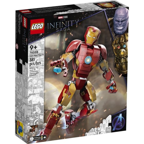 Lego 76206 personaggio iron - 76206,
