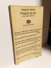 FRANCO FORTINI - FOGLIO DI VIA