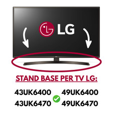 ✅ ORIGINALE Supporto Piedistallo Base TV LG 43UK6470 43UK6500 UK6300 STAND PIEDE