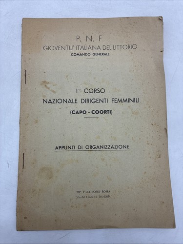 Gioventu italiana del - gioventu',