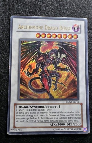 Yugioh arcidemone drago rosso - yugioh!,
