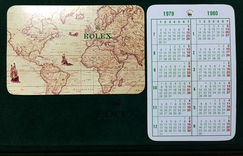 Rolex calendar 1979 1980 - rolex,