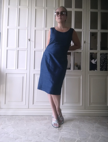 Abito donna tubino - tubino, seta