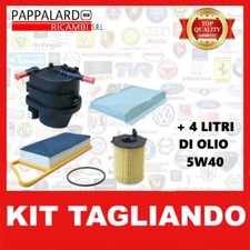 KIT TAGLIANDO + 4LT DI OLIO 5W40 PER CITROEN C2 C3 C1 - PEUGEOT 1007 1.4HDI 50KW