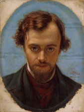 Ritratto di Dante Gabriel Rosetti di William Holman Hunt Museum Giclée Stampa artistica