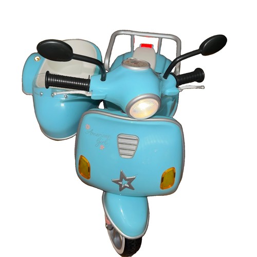 Bicicletta scooter vespa blu - scooter,