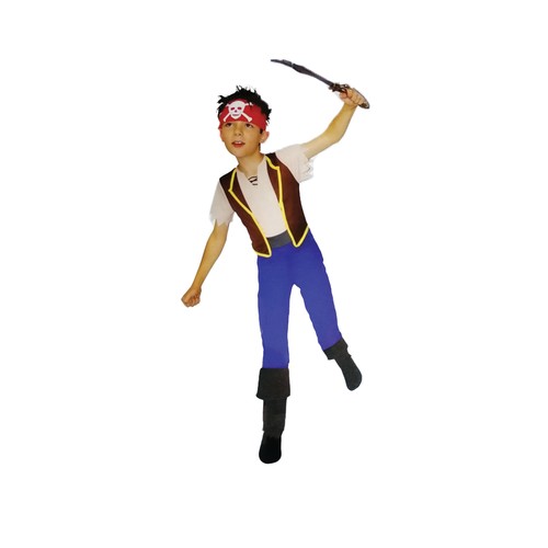 Vestito carnevale pirata 5 - vestito, 3-5