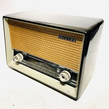 Philips B3G75U Bakelite Compact Valve Radio 1958 - Damaged Case, Works Perfectly