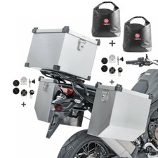 Valigie alluminio A2 36-41l per BMW F 800 S / ST + bauletto 45l + borse