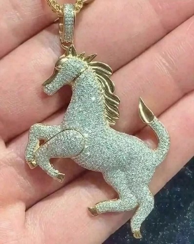 Ciondolo cavallo diamante
