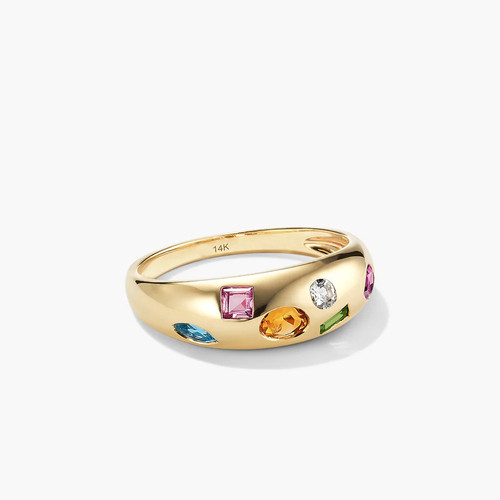 Anello cupola oro giallo - anello,