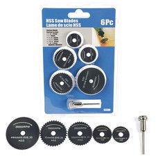 6x Set Lame HSS Circolare