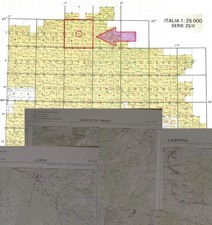 foglio 4/A - cartina mappa IGM