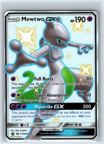 Mewtwo sv59 sv94 shiny gx - mewtwo,