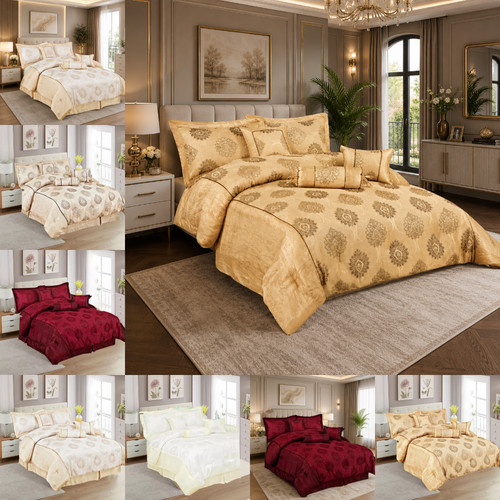 Set copriletto lusso jacquard - set,
