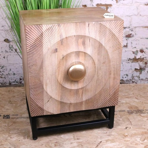 Parika mango wood bedside - wood,