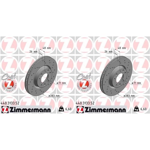 Dischi freno zimmermann - 2,
