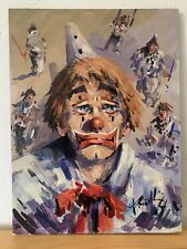 30x40 ROMBOLINI MARIO DIPINTO   Pagliaccio