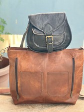 Borsa a tracolla in pelle 16"