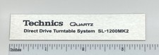 Technics 1200mk2 turntable - technics,