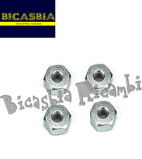 0707 - KIT 4 DADI RUOTA VESPA 125 10X22 VNB1T VNB2T VNB3T VNB4T VNB5T VNB6T