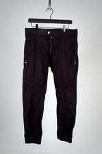 Pantalone uomo biker nero