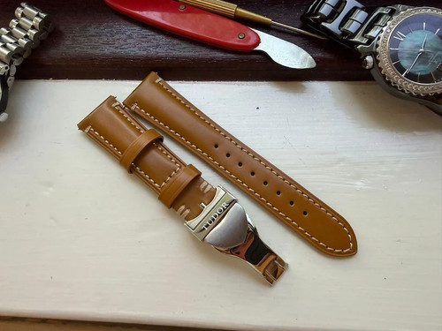 Tudor strap brown mustard - tudor,