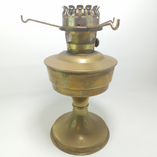Vintage brass oil - oil, lamp