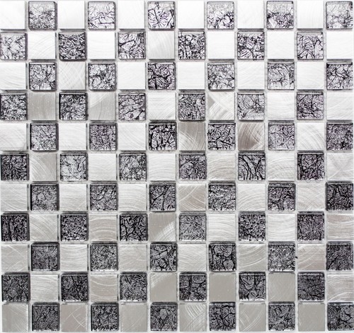 Mosaico vetro alluminio - vetro,