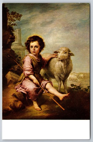 Cartolina dipinto murillo - cartolina,
