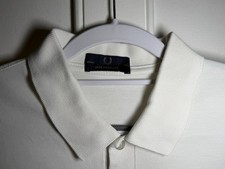 Polo Fred Perry bianca made in